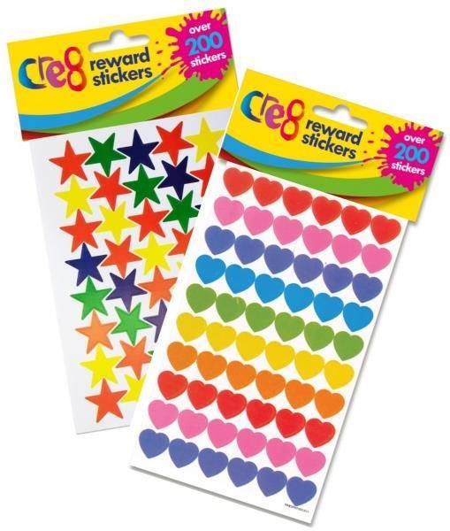 REWARD STICKERS ARTS/CRAFTS CARD MAKING SCRAPBOOKING KIDS DECORATION - Image 1